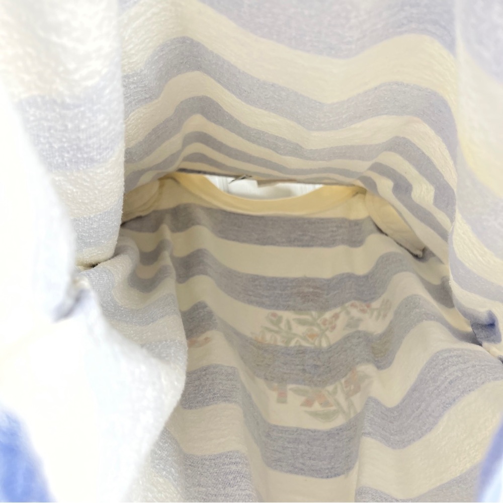 Vintage EXPRESS Logo Striped Shirt 80s Oversized Fit USA medium - Picture 12 of 13